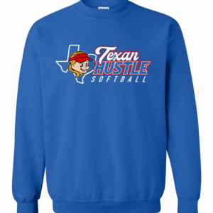Hustle Softball Blue Sweatshirt