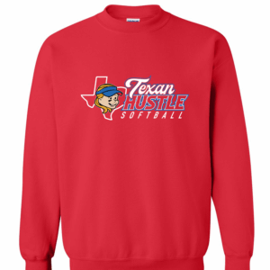 Hustle Softball Red Sweatshirt