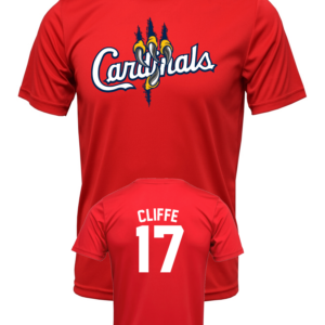 Cardinals Red with Name