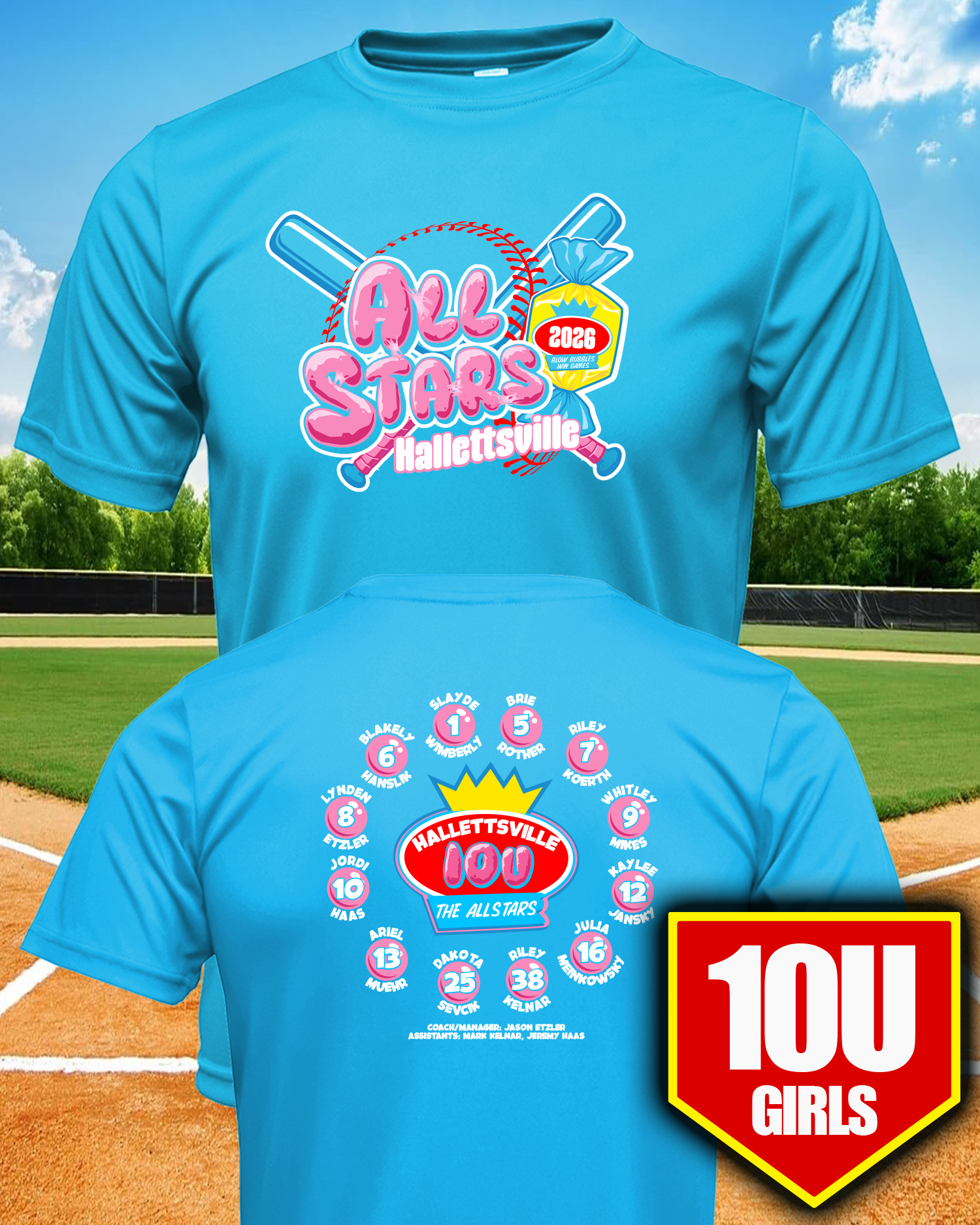 10U Girls Bubblegum