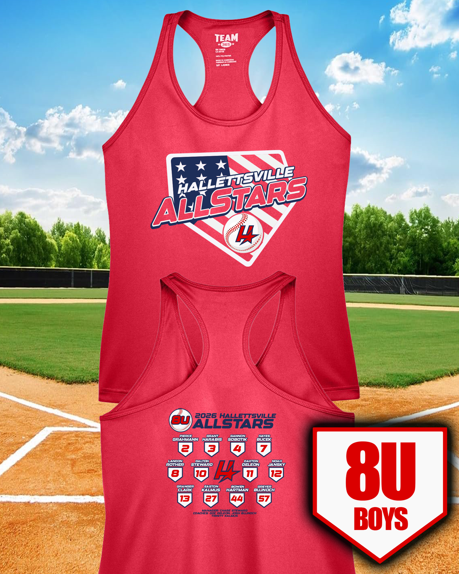 8U BOYS TANK