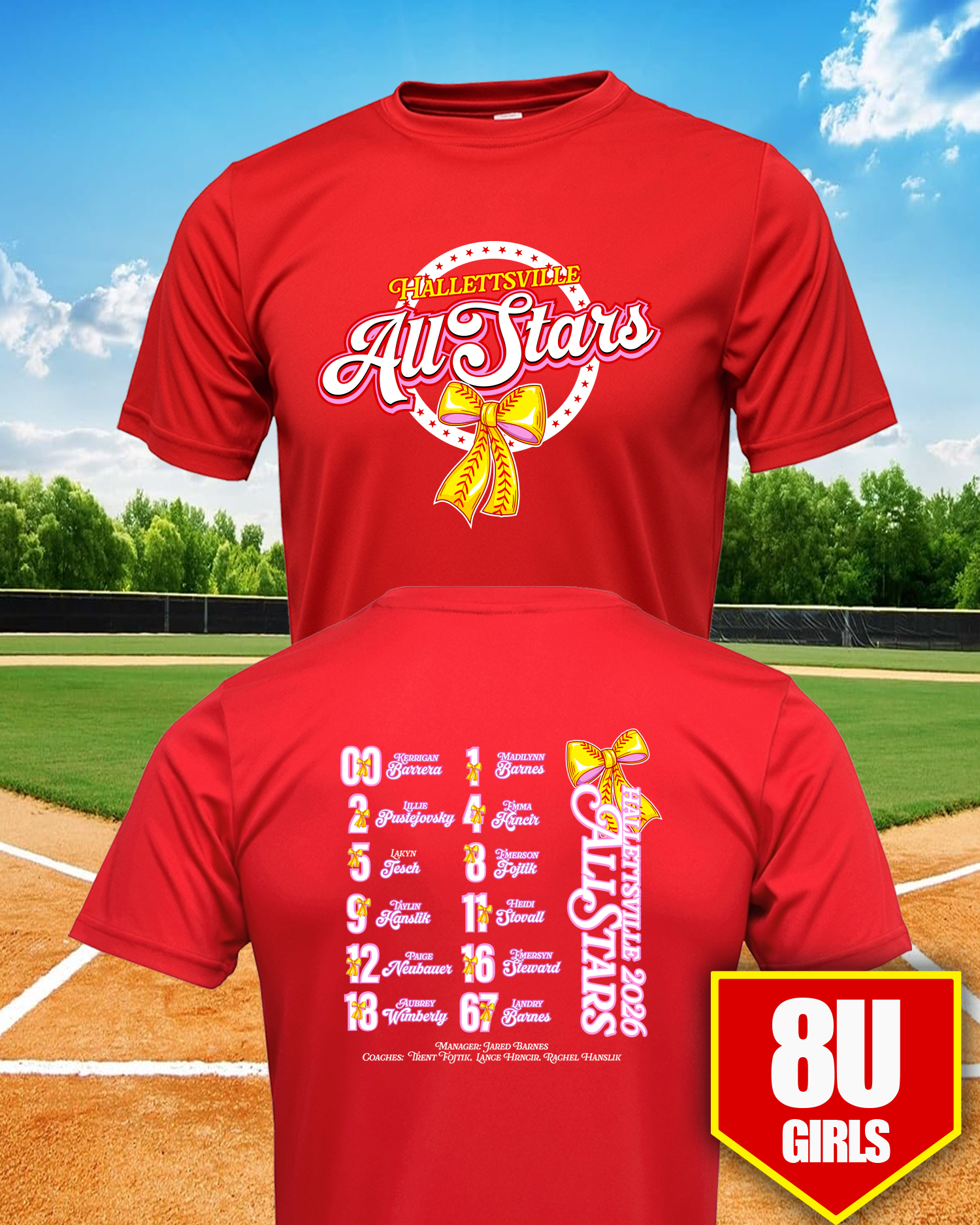 8U Girls AllStar Bow
