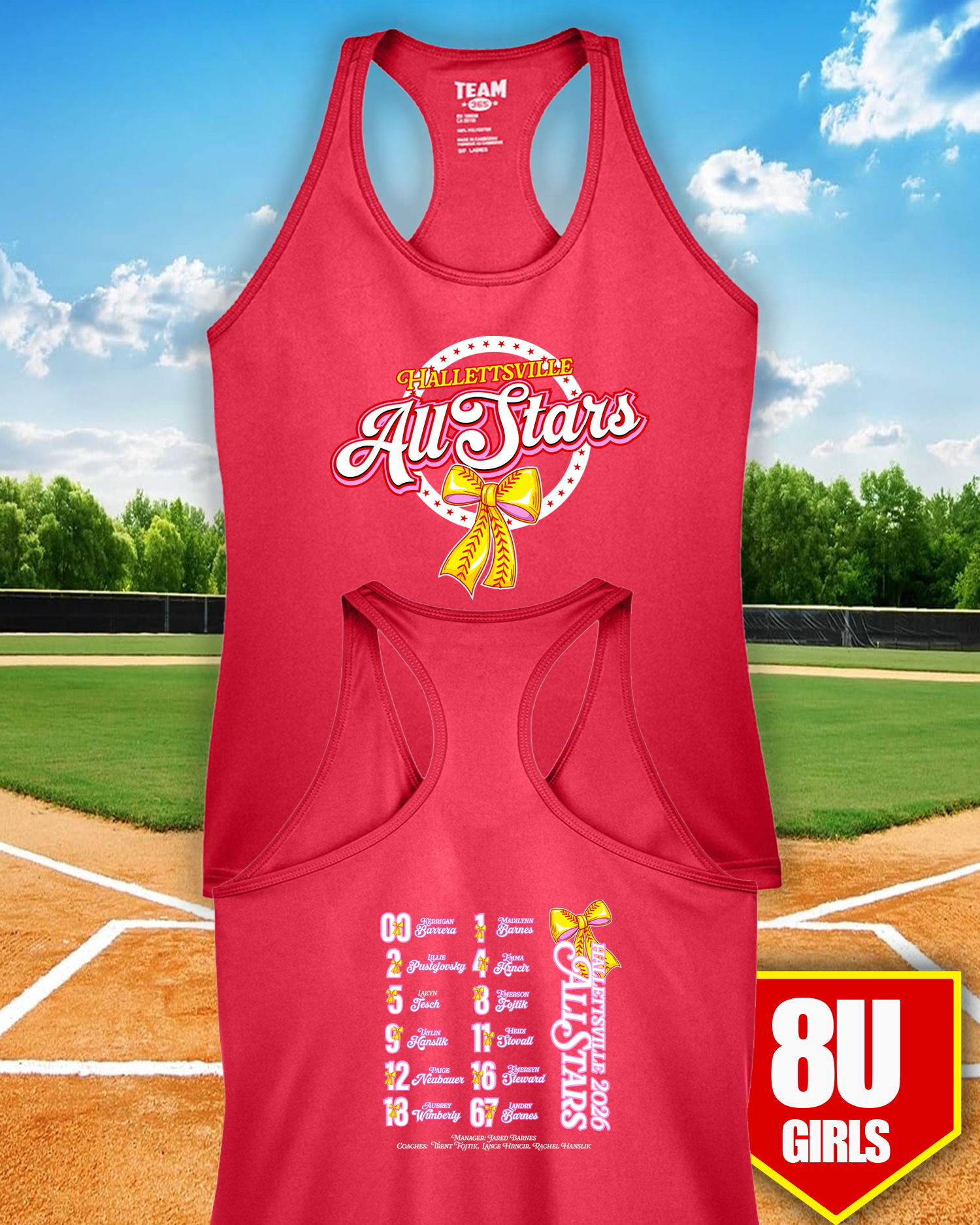 8U GIRLS TANK