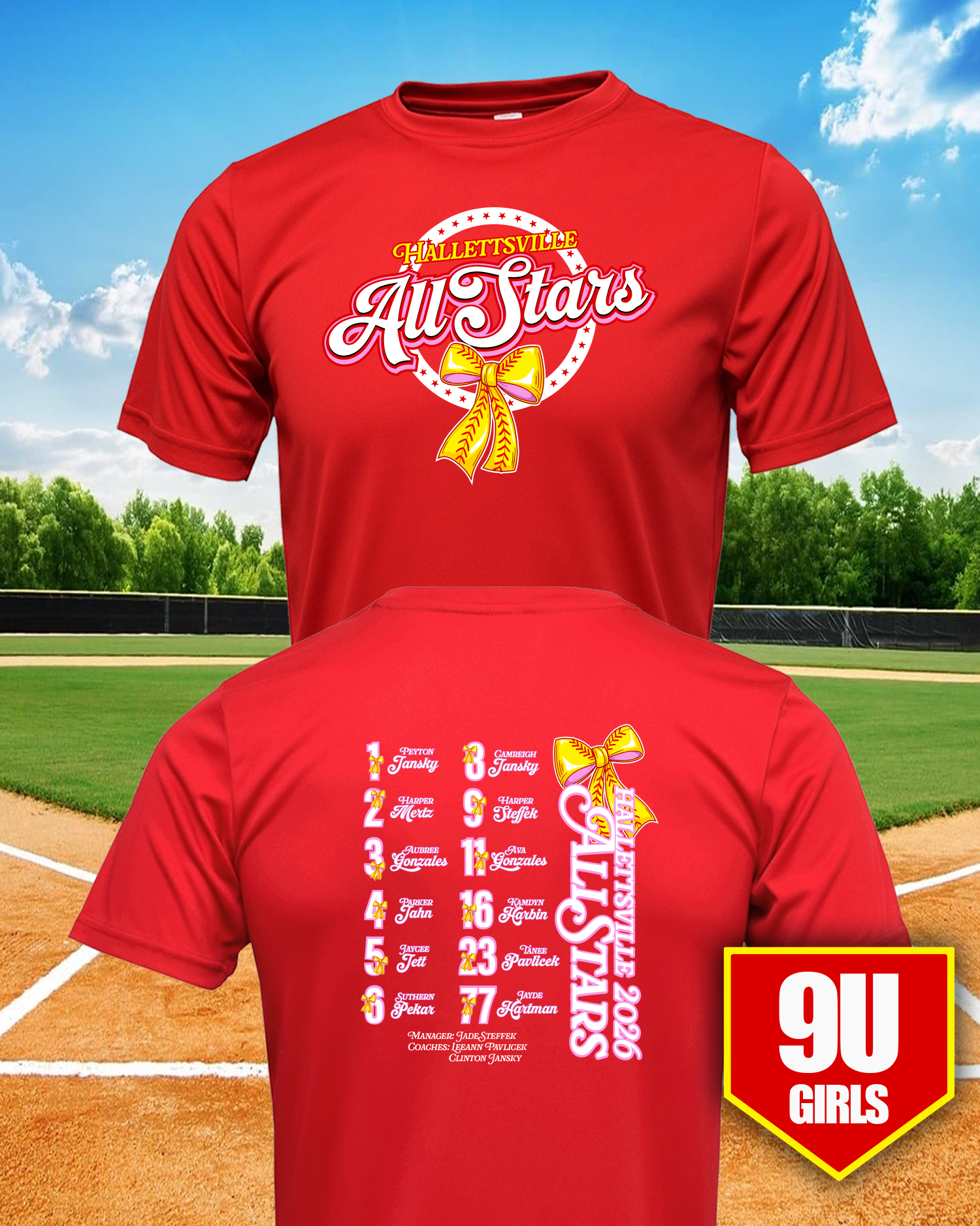 9U Girls AllStar Bow