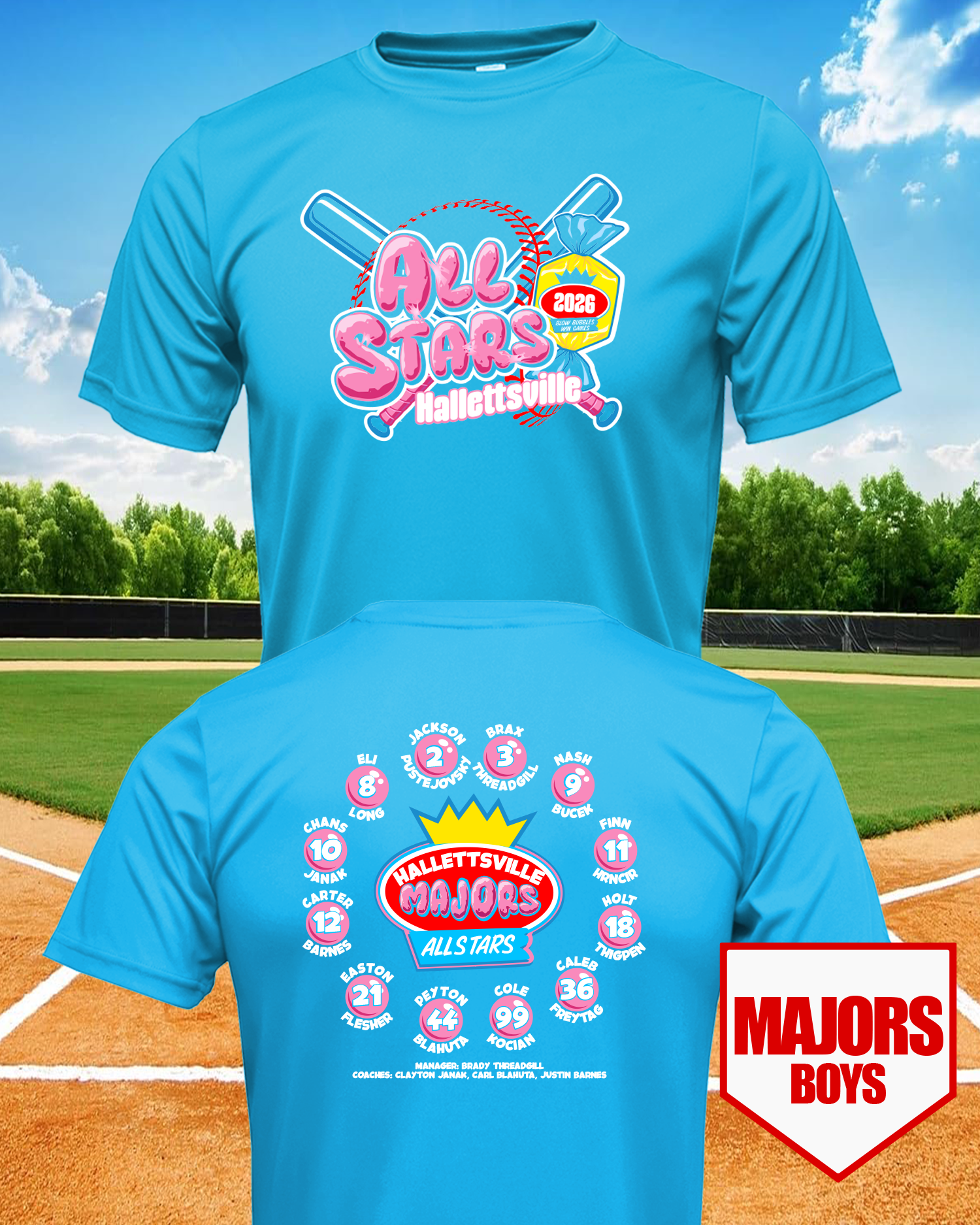 Major Boys Bubblegum