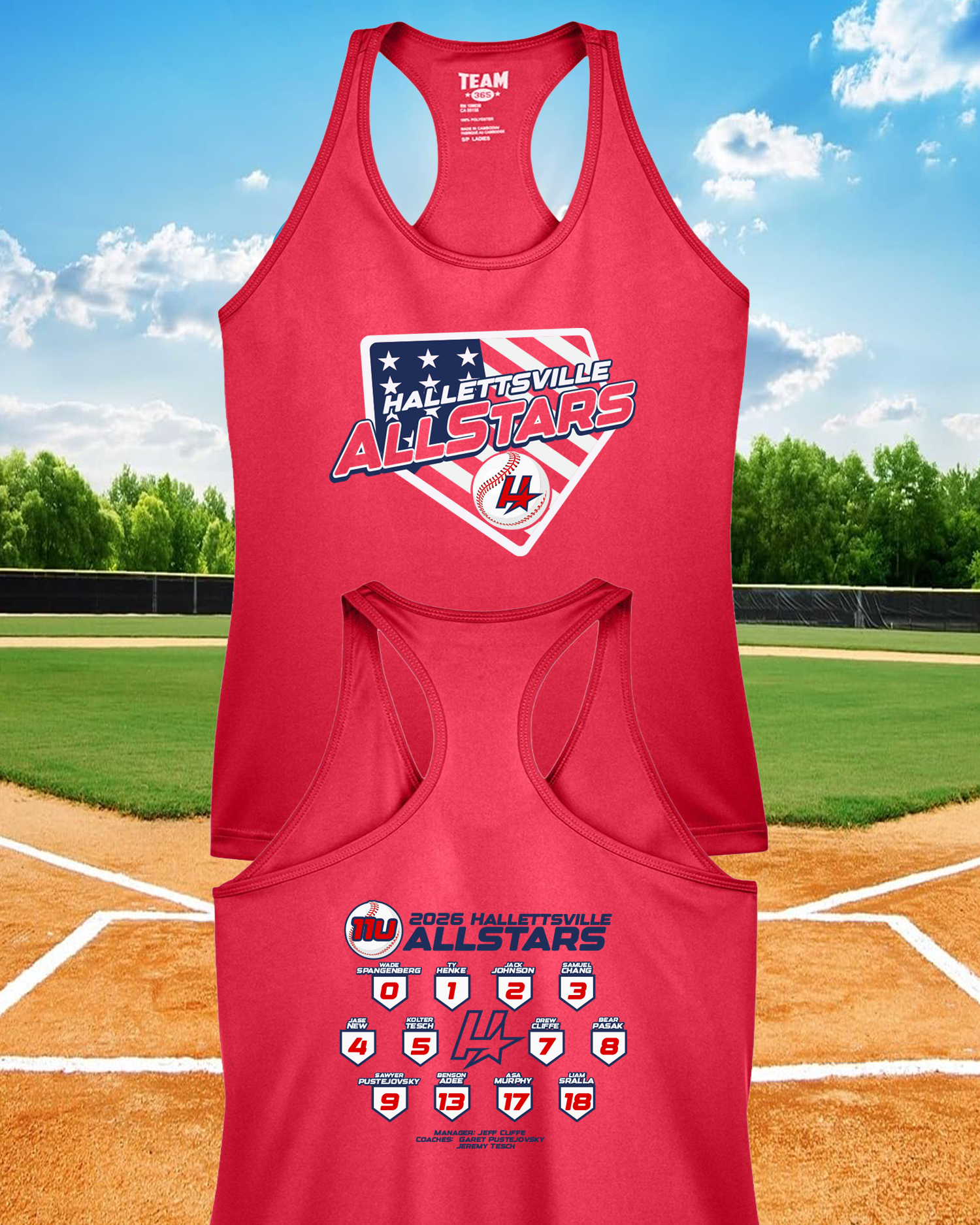 11U Boys AllStar Flag Tank
